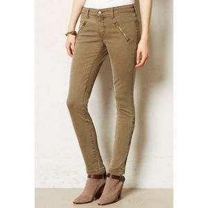 Anthropologie Pilcro Serif Moto Jeans